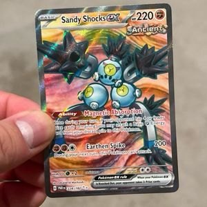 Pokemon Card Sandy Shocks ex Full Art Ultra Rare (228/182) Paradox Rift NM